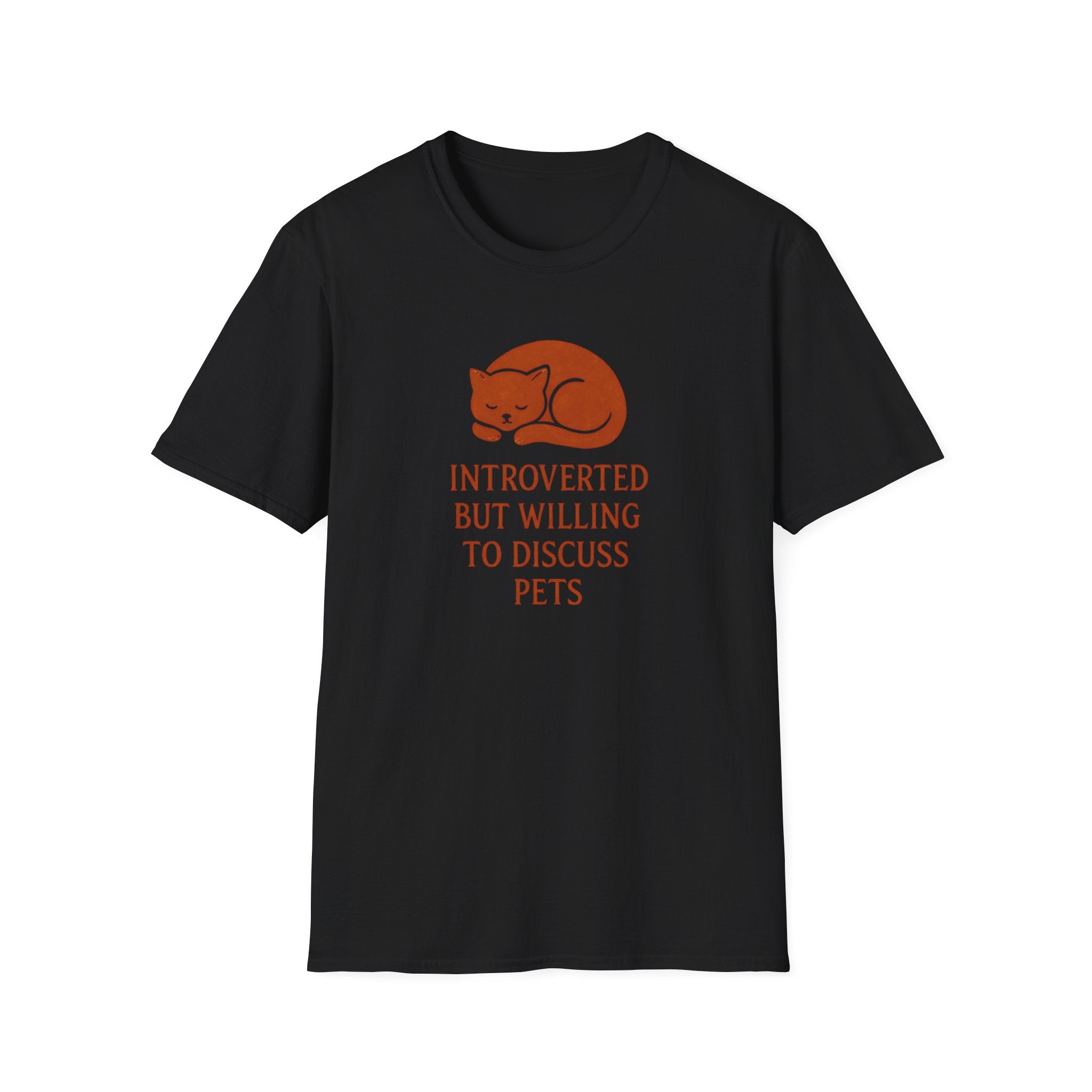 Introverted Pet Talk Cat T-Shirt