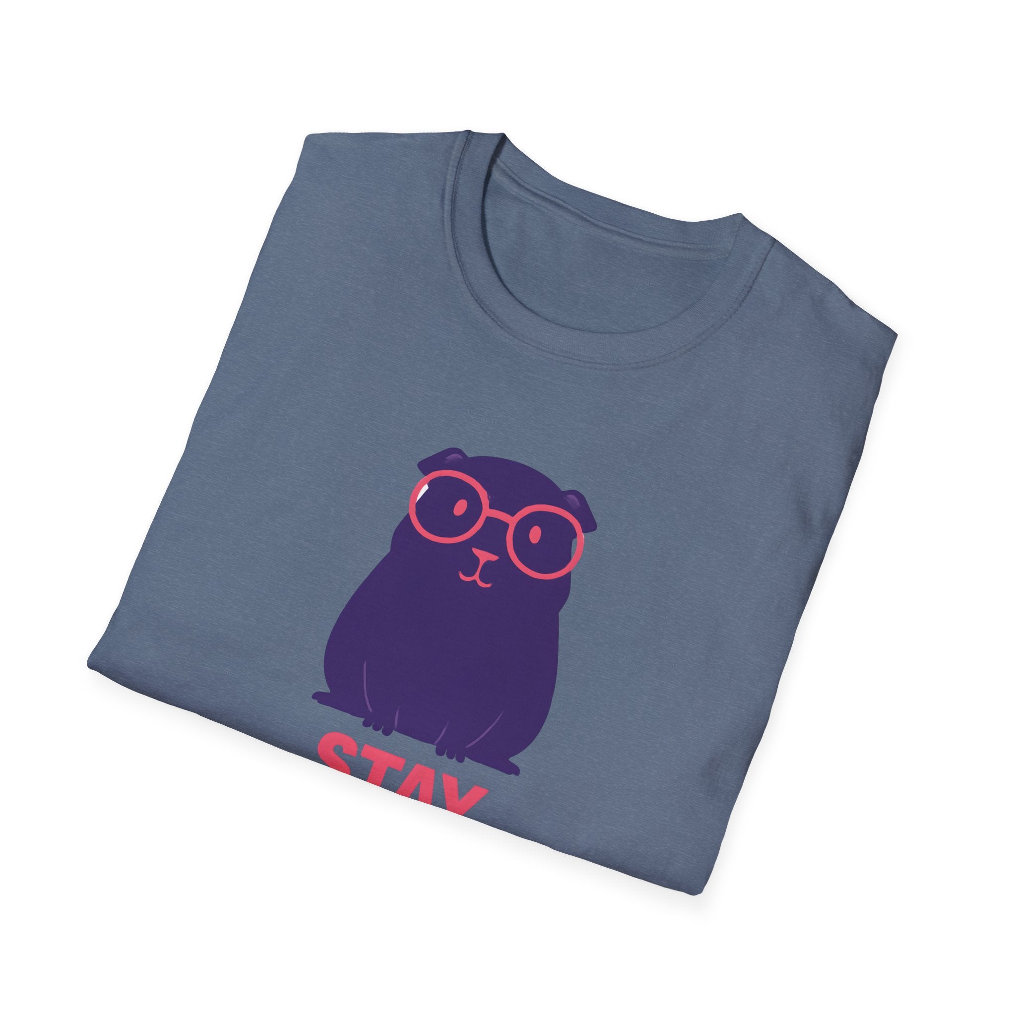 Stay Curious Purple Guinea Pig T-Shirt