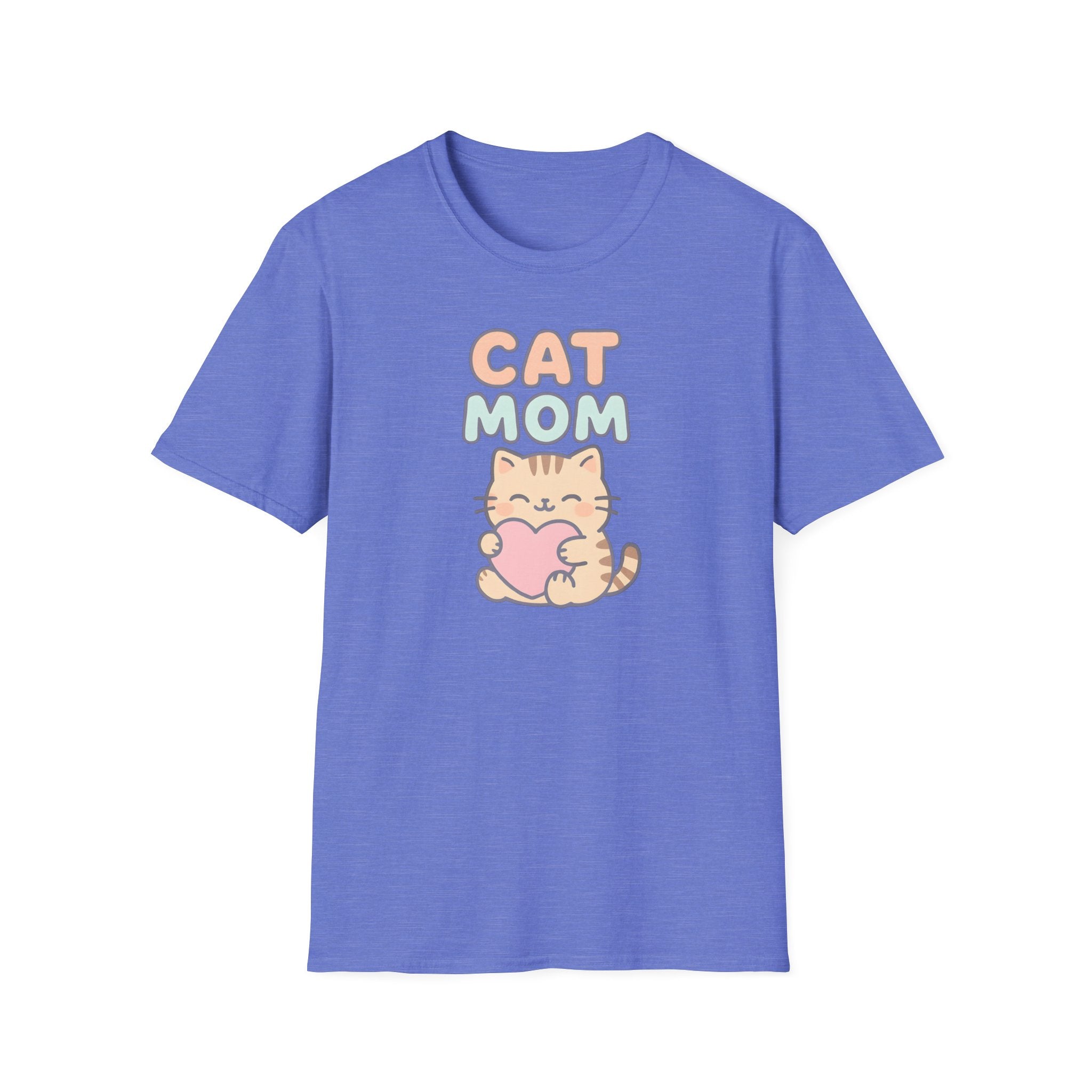 Cat Mom with Heart T-Shirt