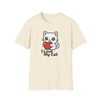 Cute Cat with Heart T-Shirt