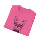 French Bulldog with Glasses T-Shirt