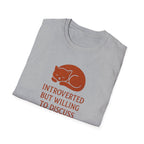 Introverted Pet Talk Cat T-Shirt