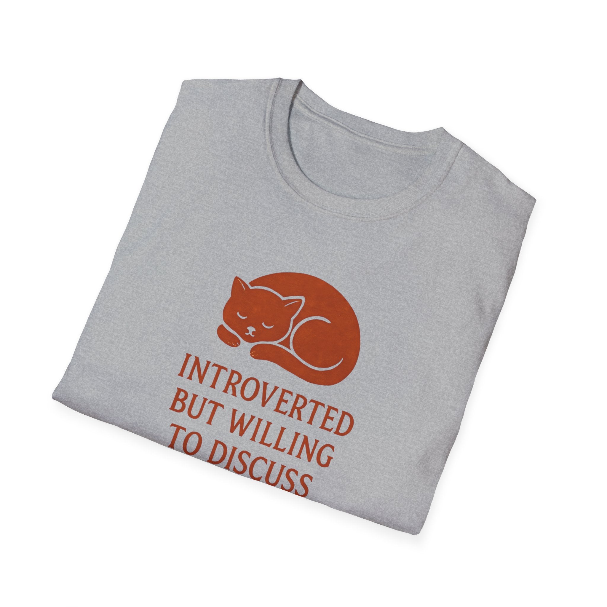 Introverted Pet Talk Cat T-Shirt