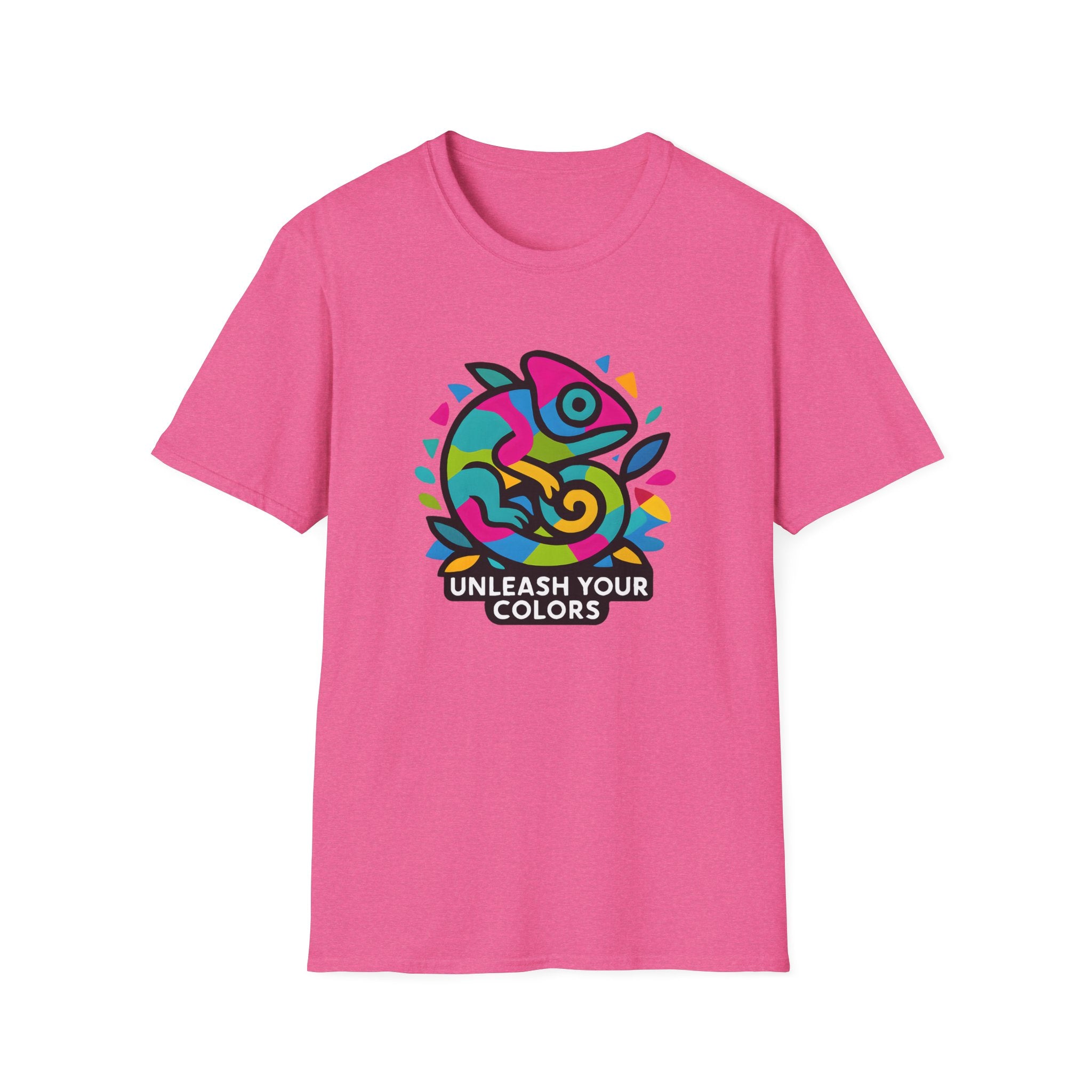 Unleash Your Colors Chameleon Logo T-Shirt