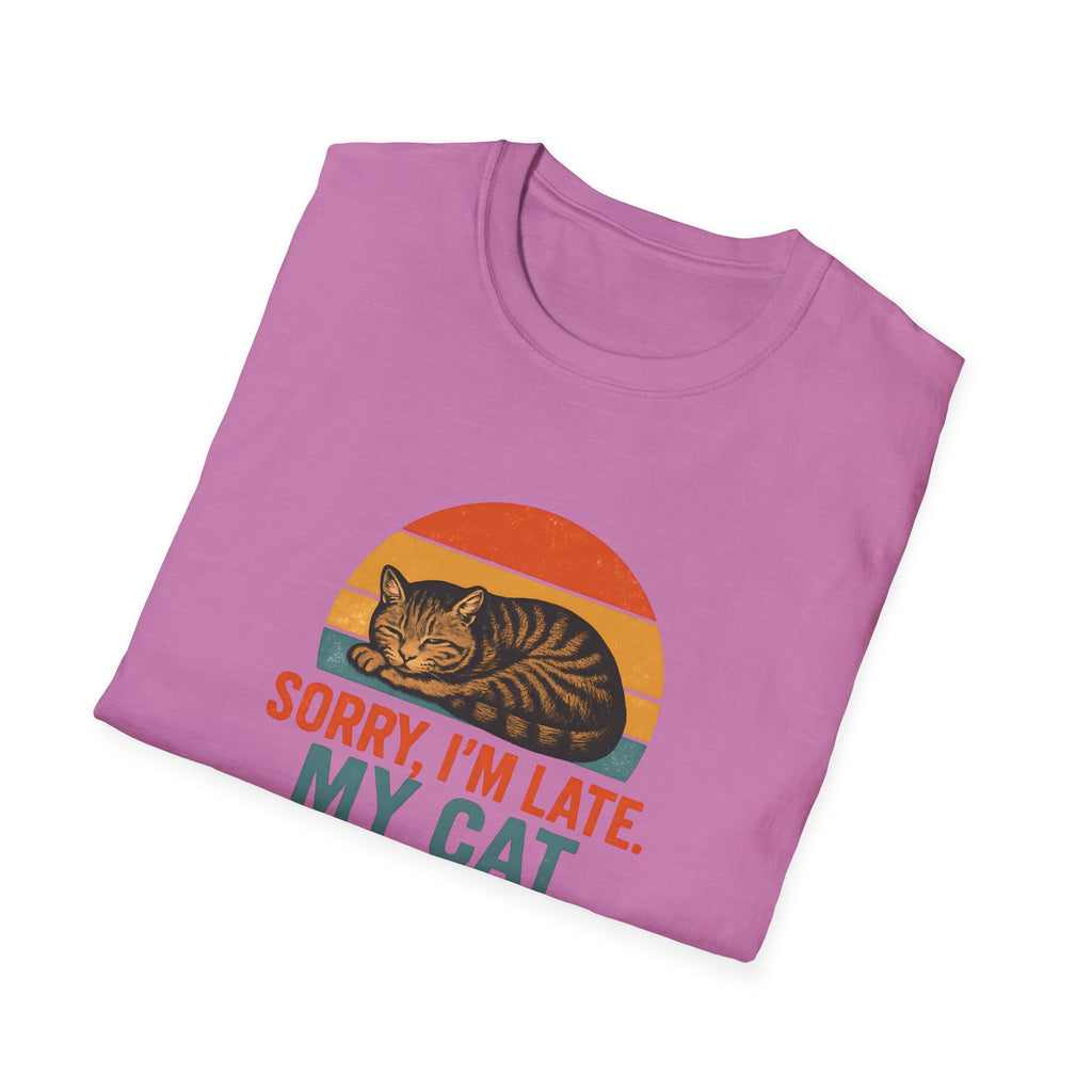 Cat Sleeping On Me T-Shirt