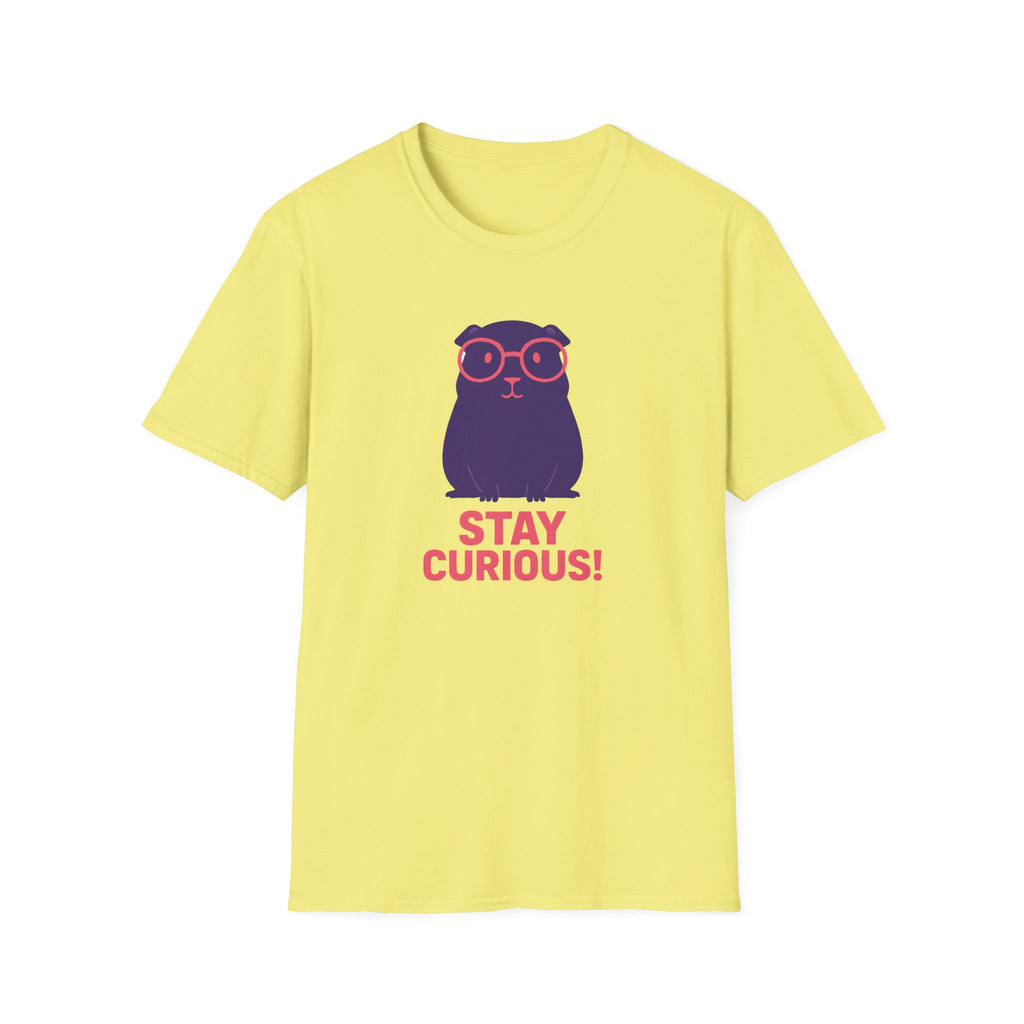 Stay Curious Purple Guinea Pig T-Shirt