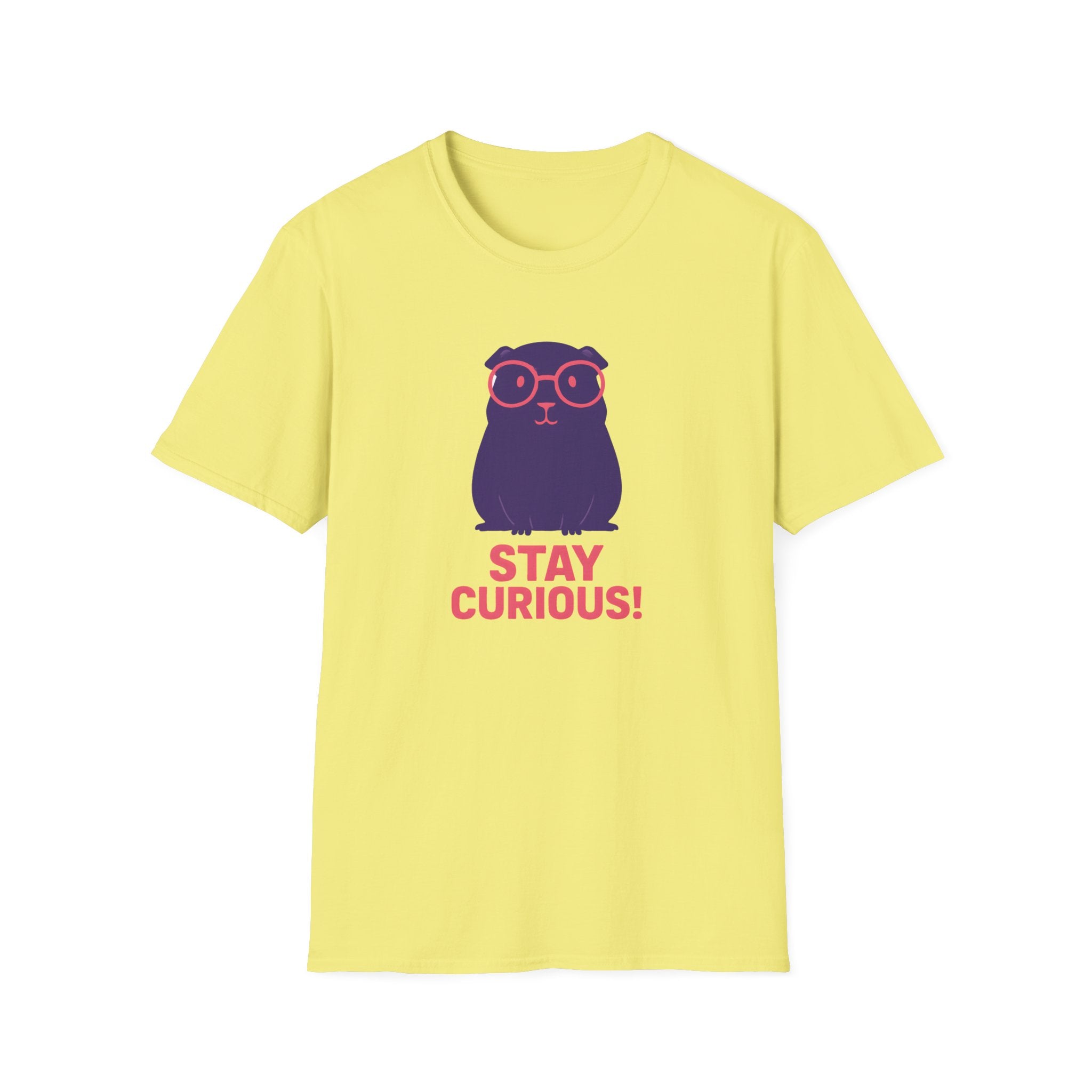 Stay Curious Purple Guinea Pig T-Shirt