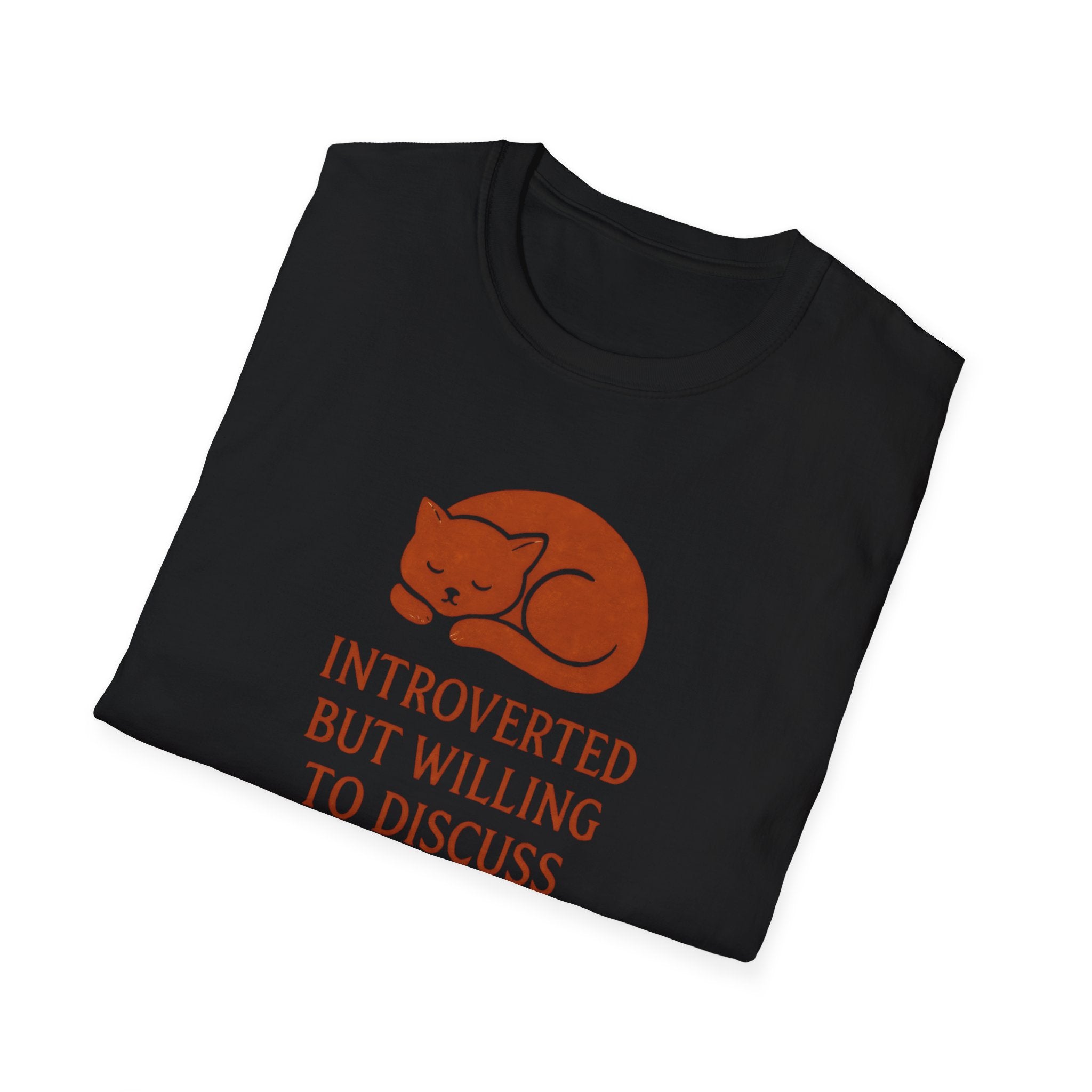 Introverted Pet Talk Cat T-Shirt