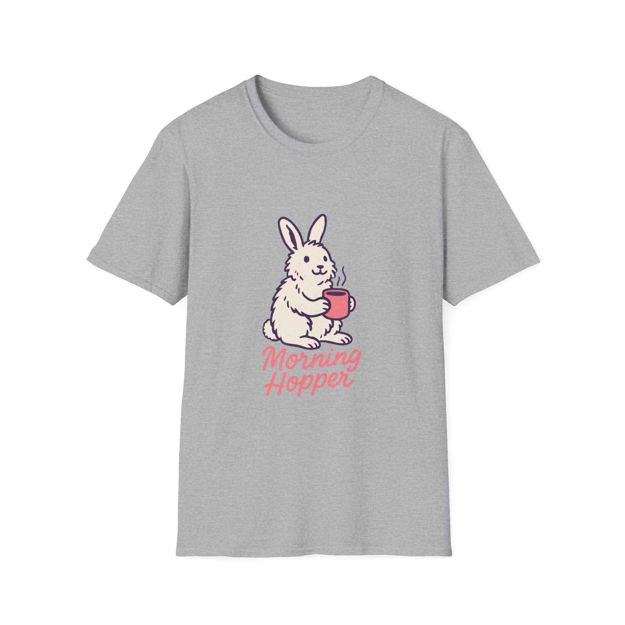 Bunny Sipping Morning Coffee T-Shirt