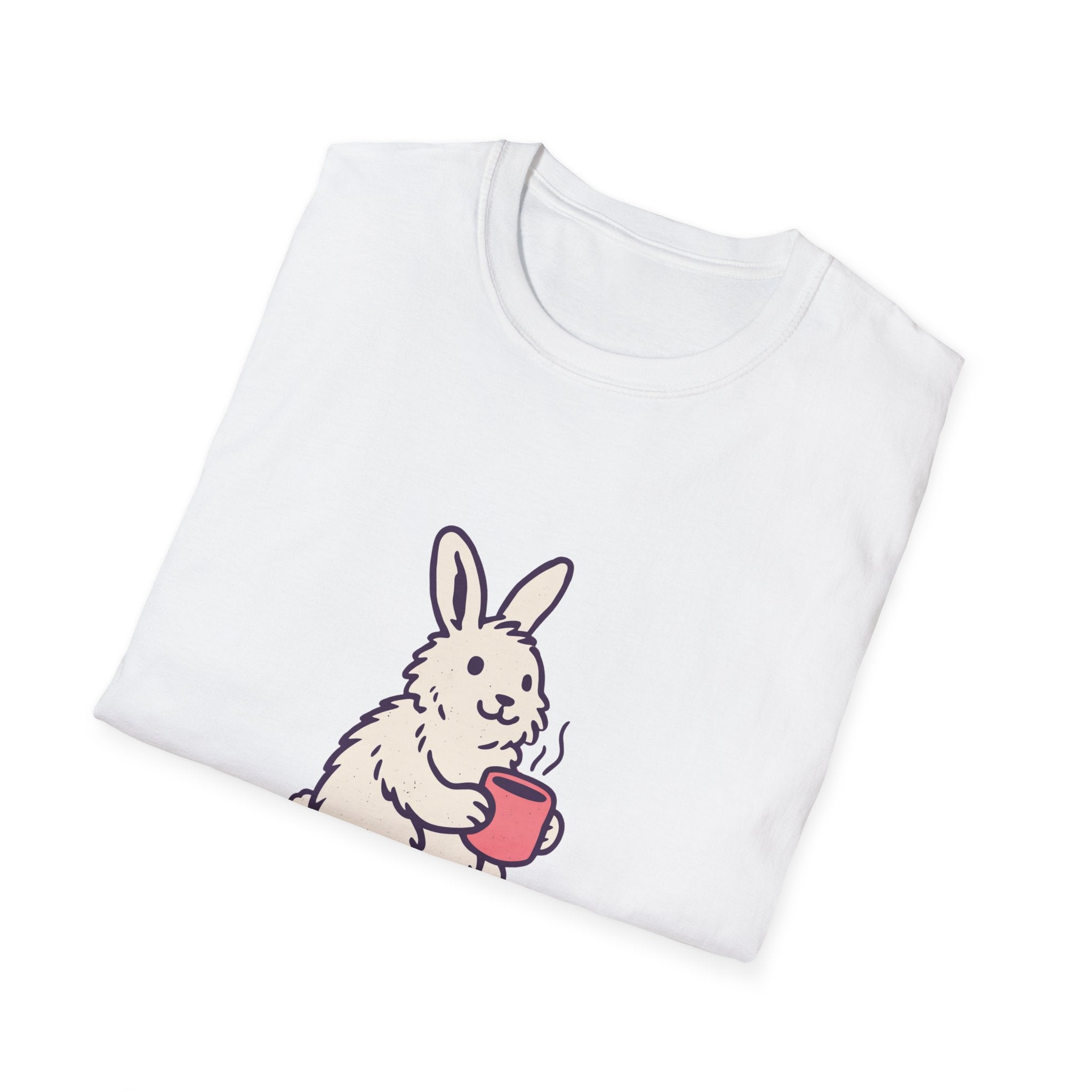 Bunny Sipping Morning Coffee T-Shirt