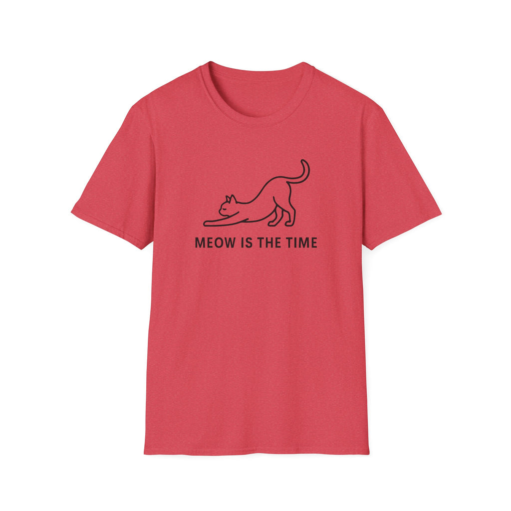 Meow is the Time silhouette T-Shirt