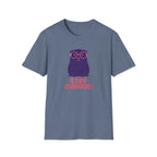 Stay Curious Purple Guinea Pig T-Shirt