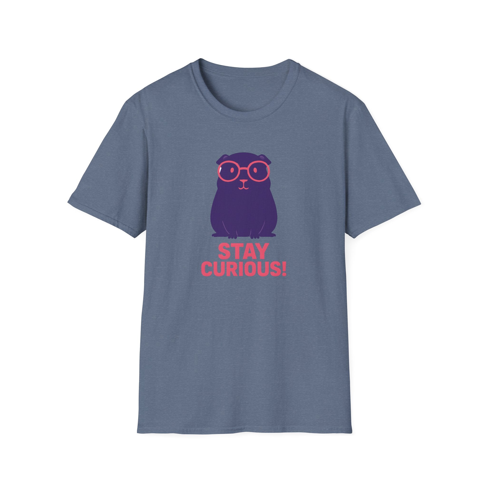 Stay Curious Purple Guinea Pig T-Shirt