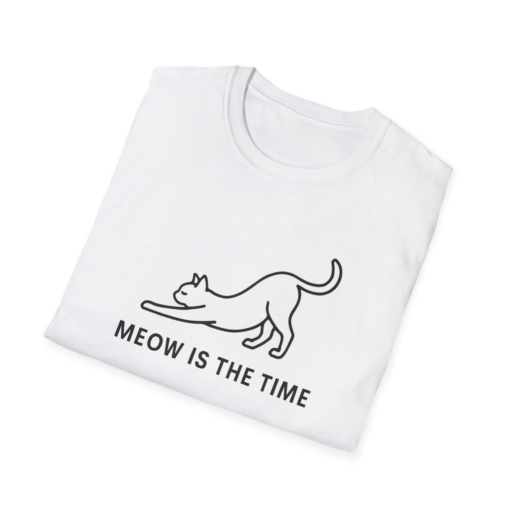 Meow is the Time silhouette T-Shirt