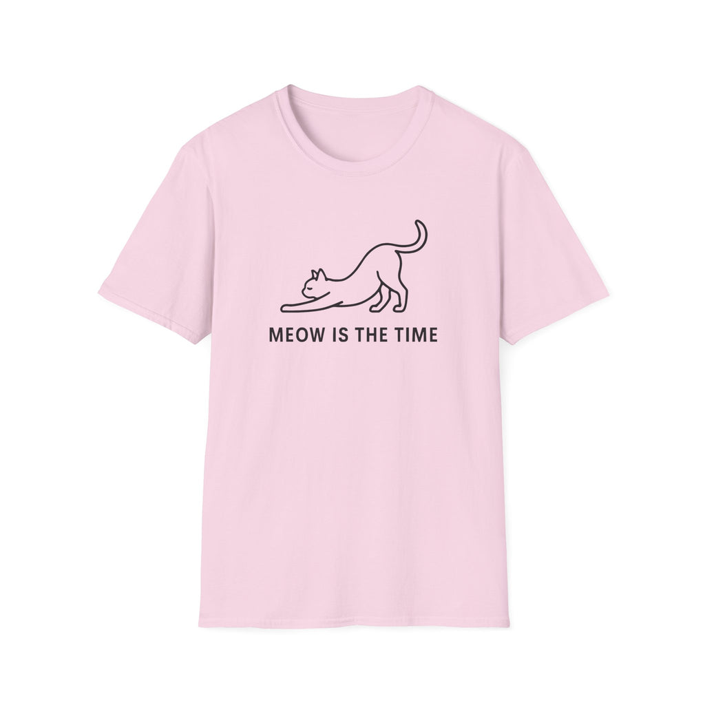 Meow is the Time silhouette T-Shirt