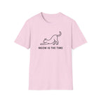 Meow is the Time silhouette T-Shirt
