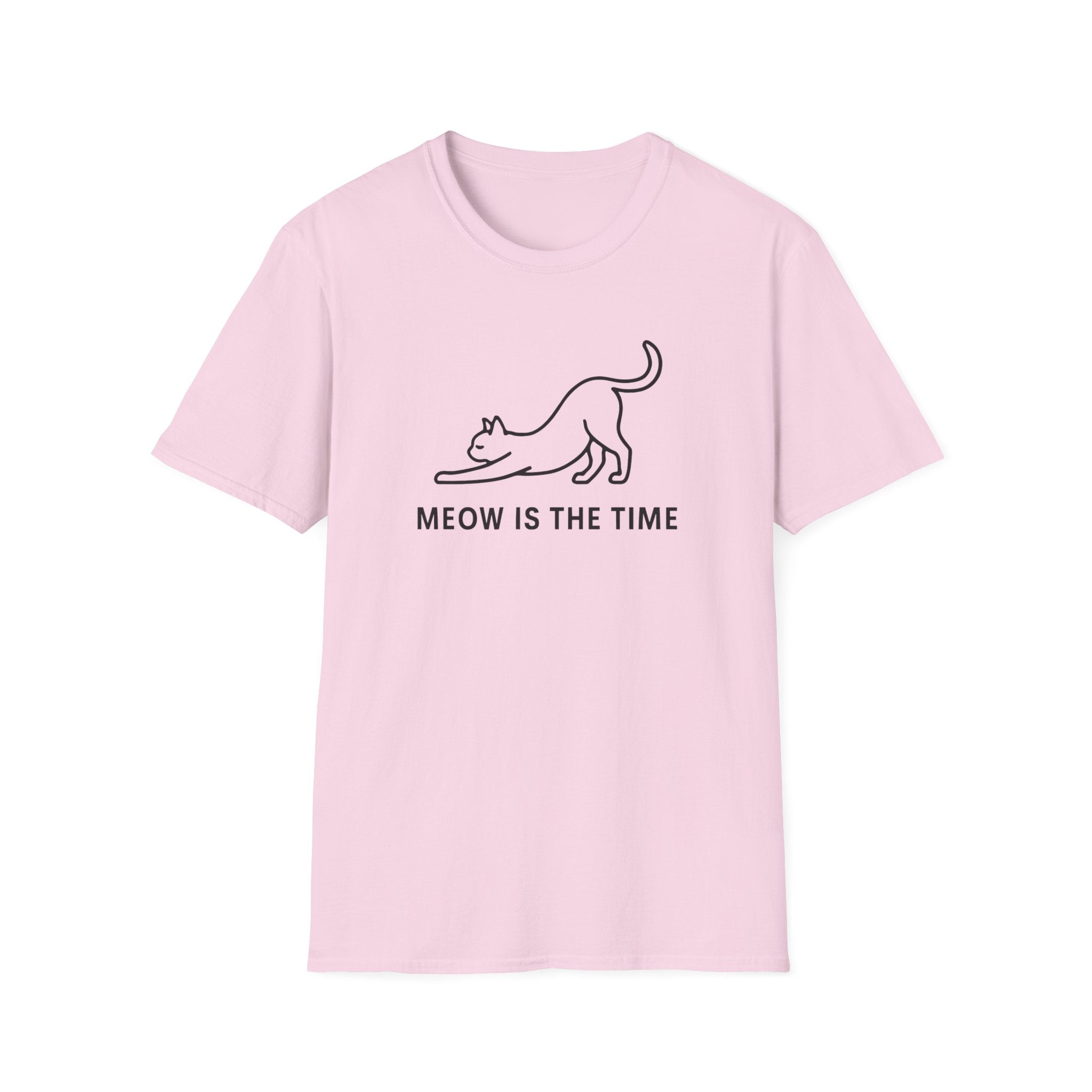 Meow is the Time silhouette T-Shirt