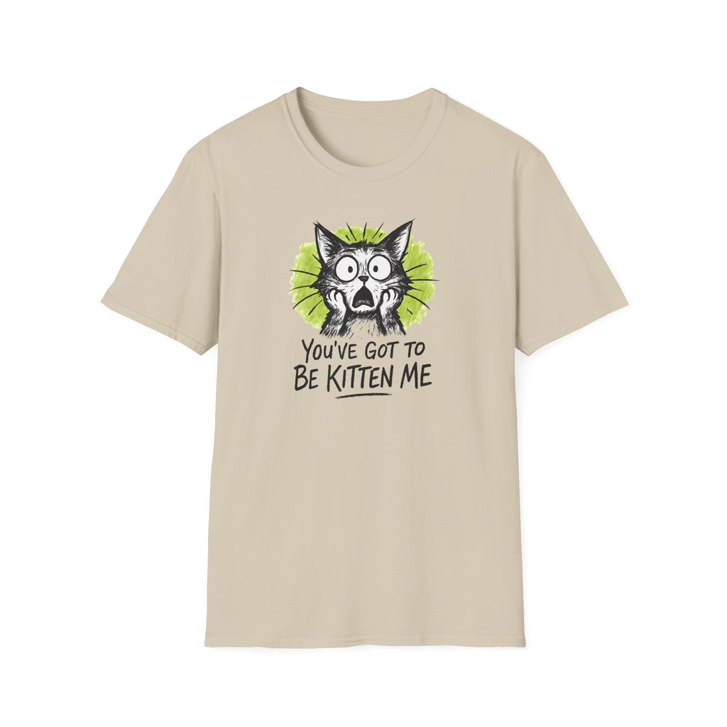 Shocked Kitten Expression T-Shirt