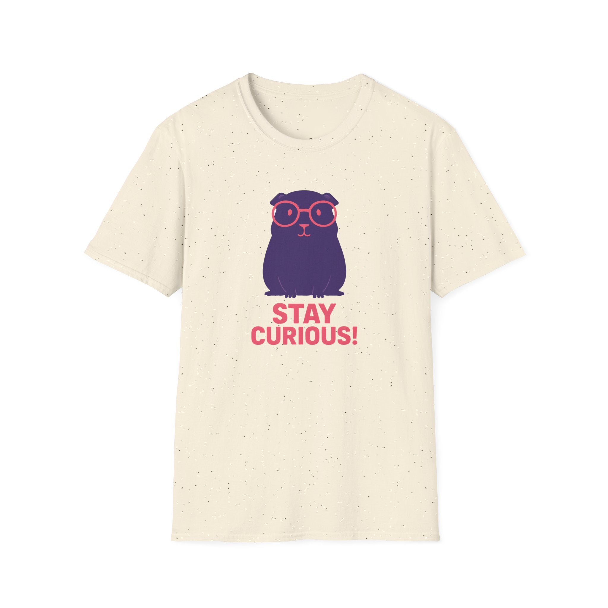Stay Curious Purple Guinea Pig T-Shirt