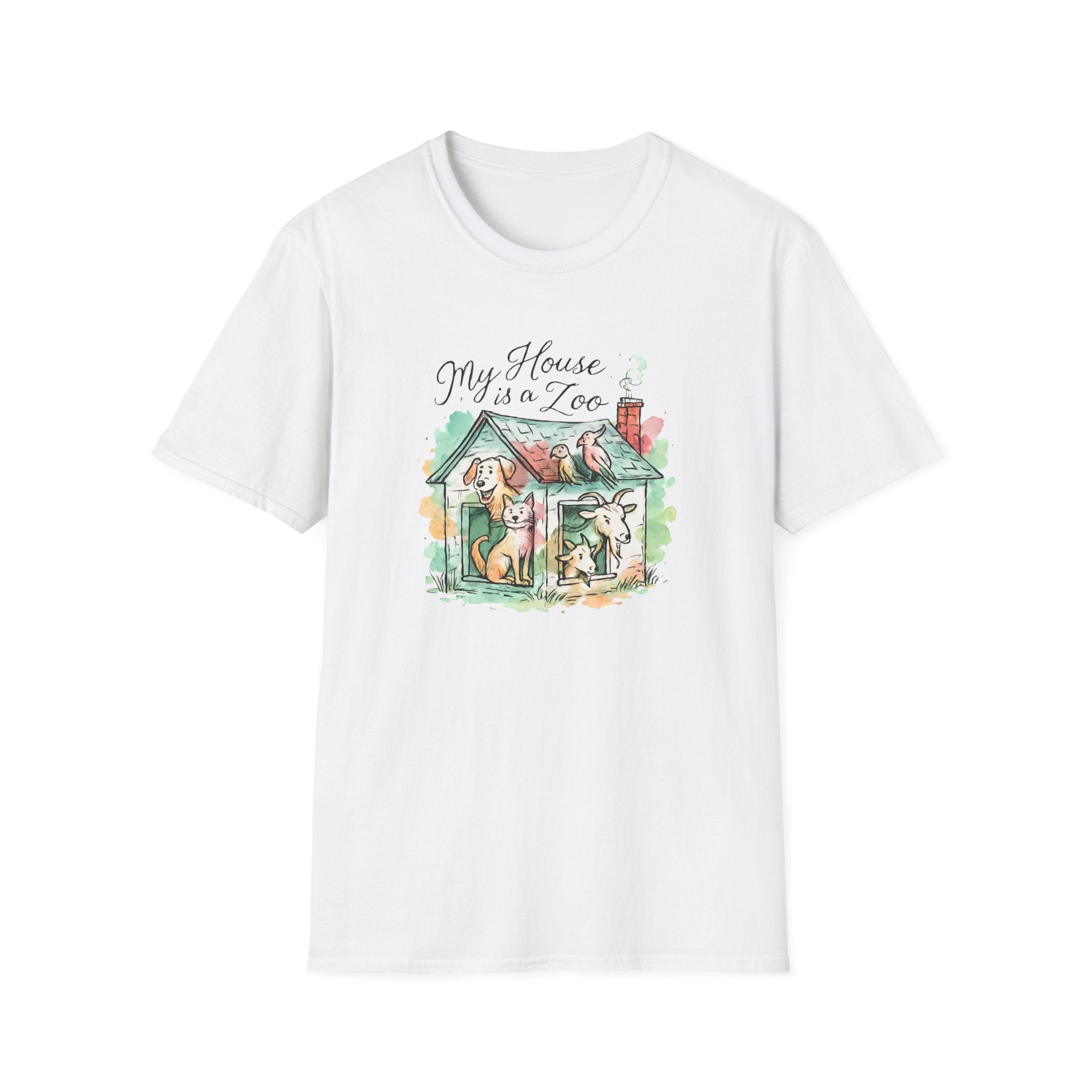 House Full of Animals Pet T-Shirt