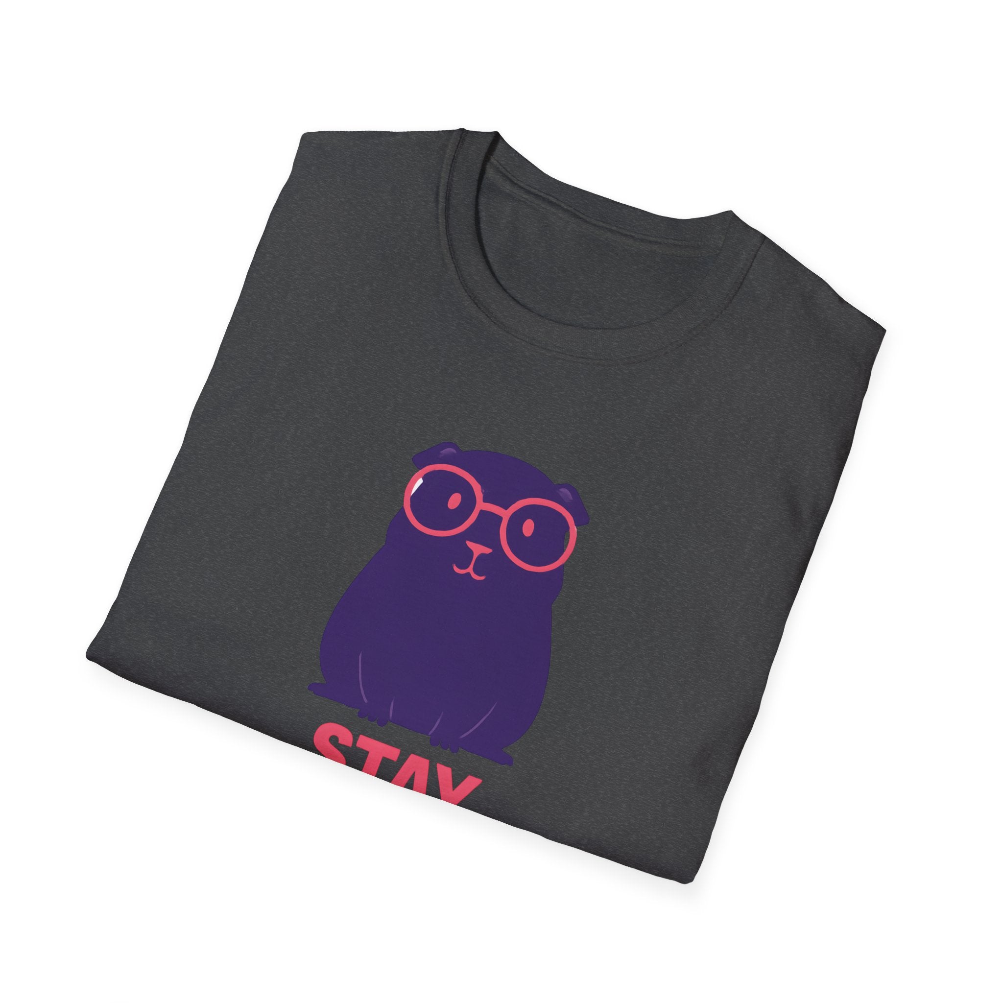 Stay Curious Purple Guinea Pig T-Shirt