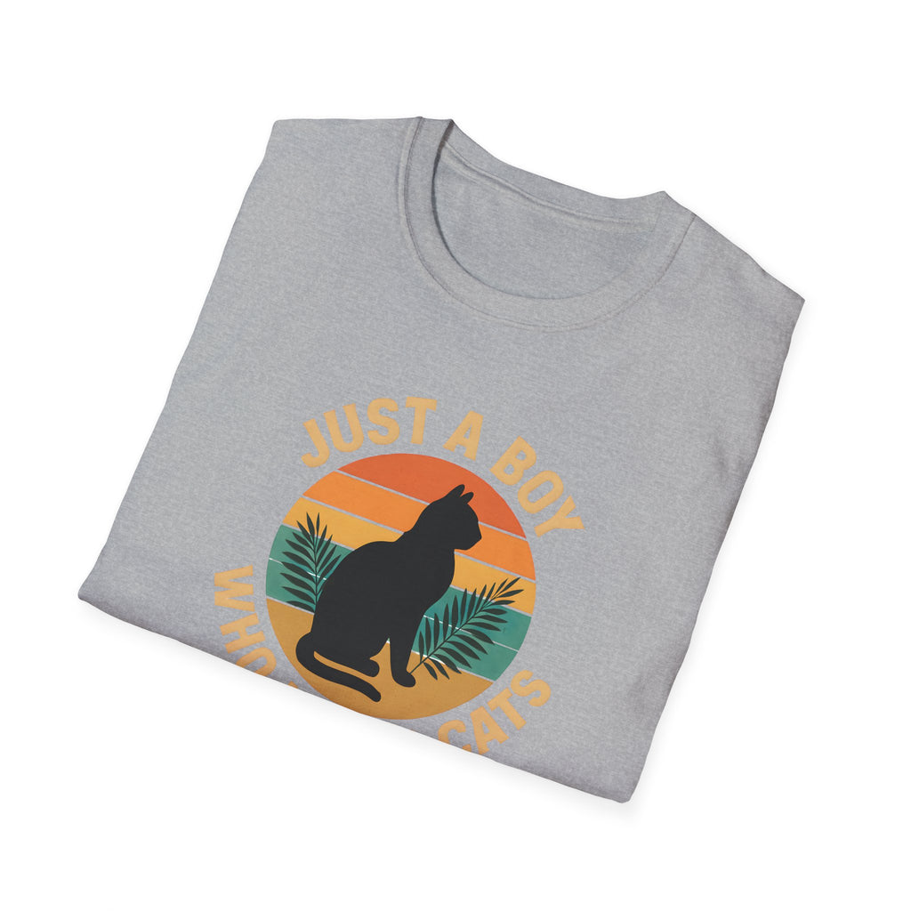 Just A Boy Who Loves Cats T-Shirt