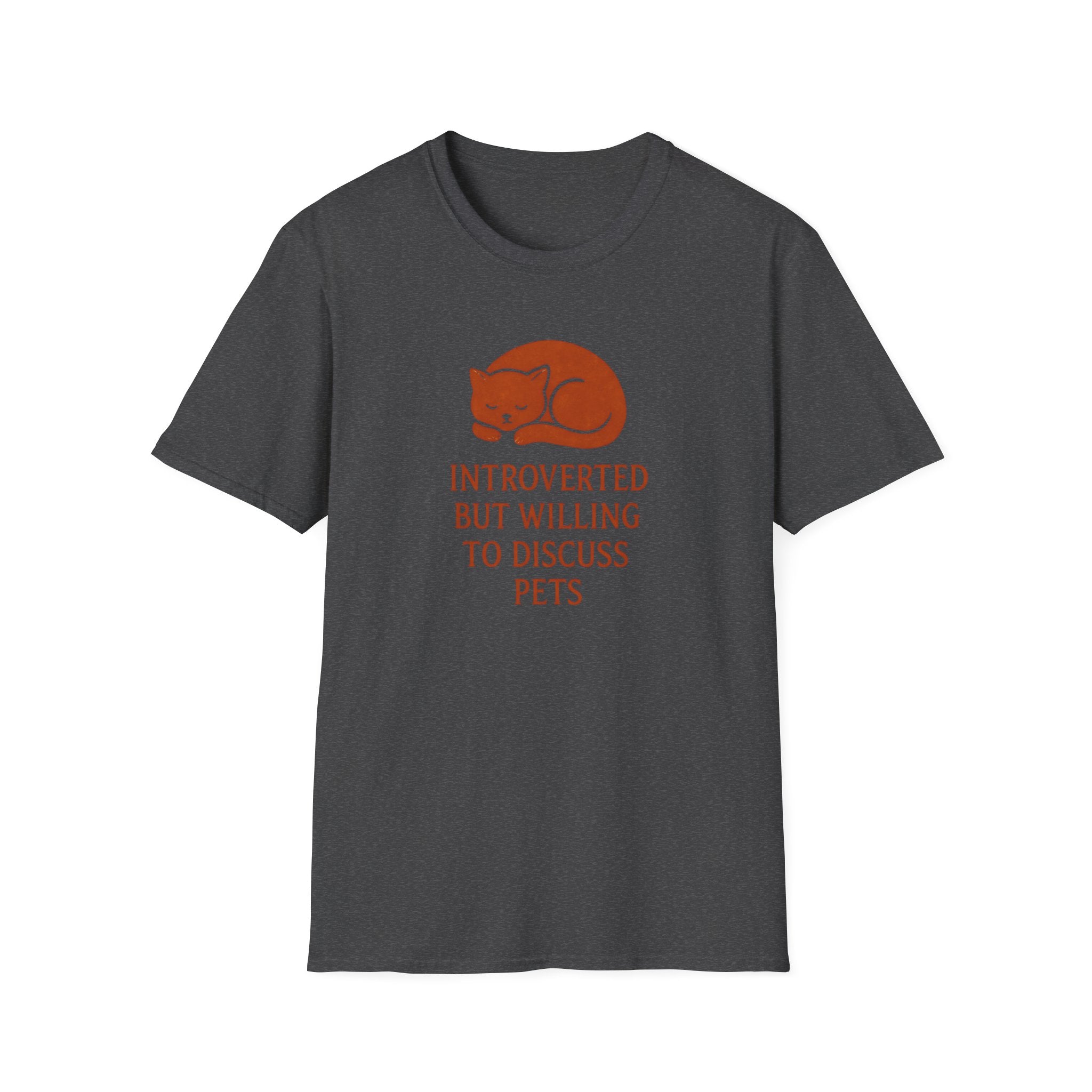 Introverted Pet Talk Cat T-Shirt
