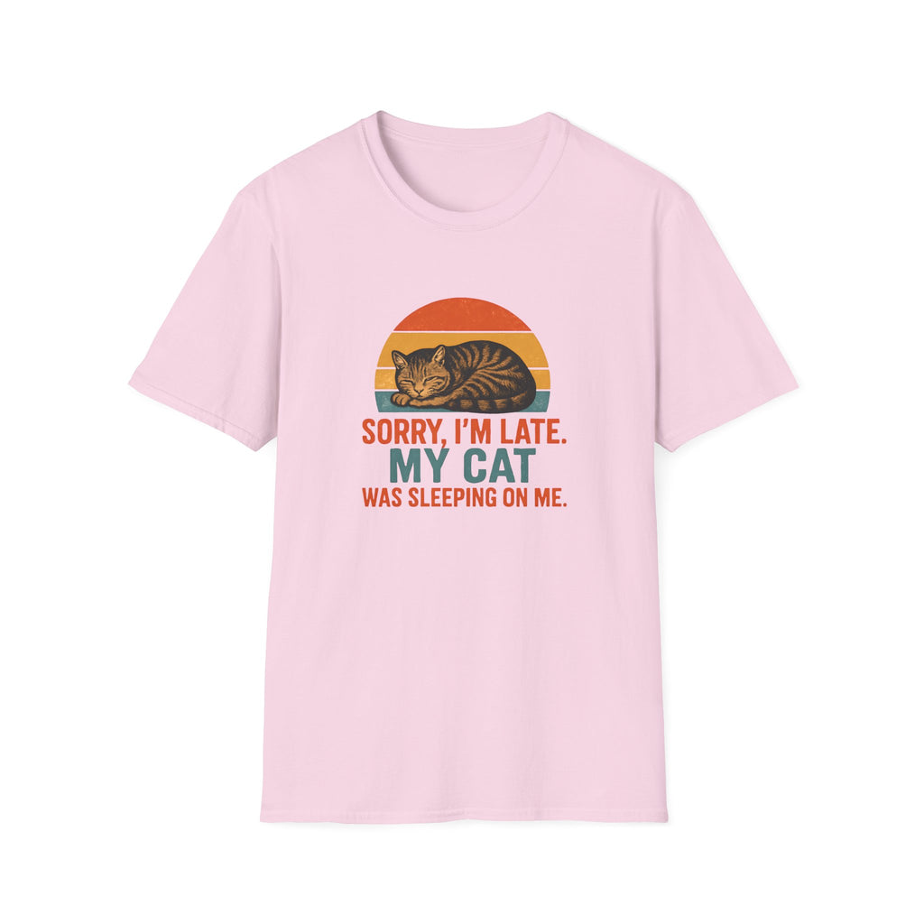 Cat Sleeping On Me T-Shirt