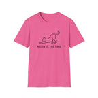Meow is the Time silhouette T-Shirt