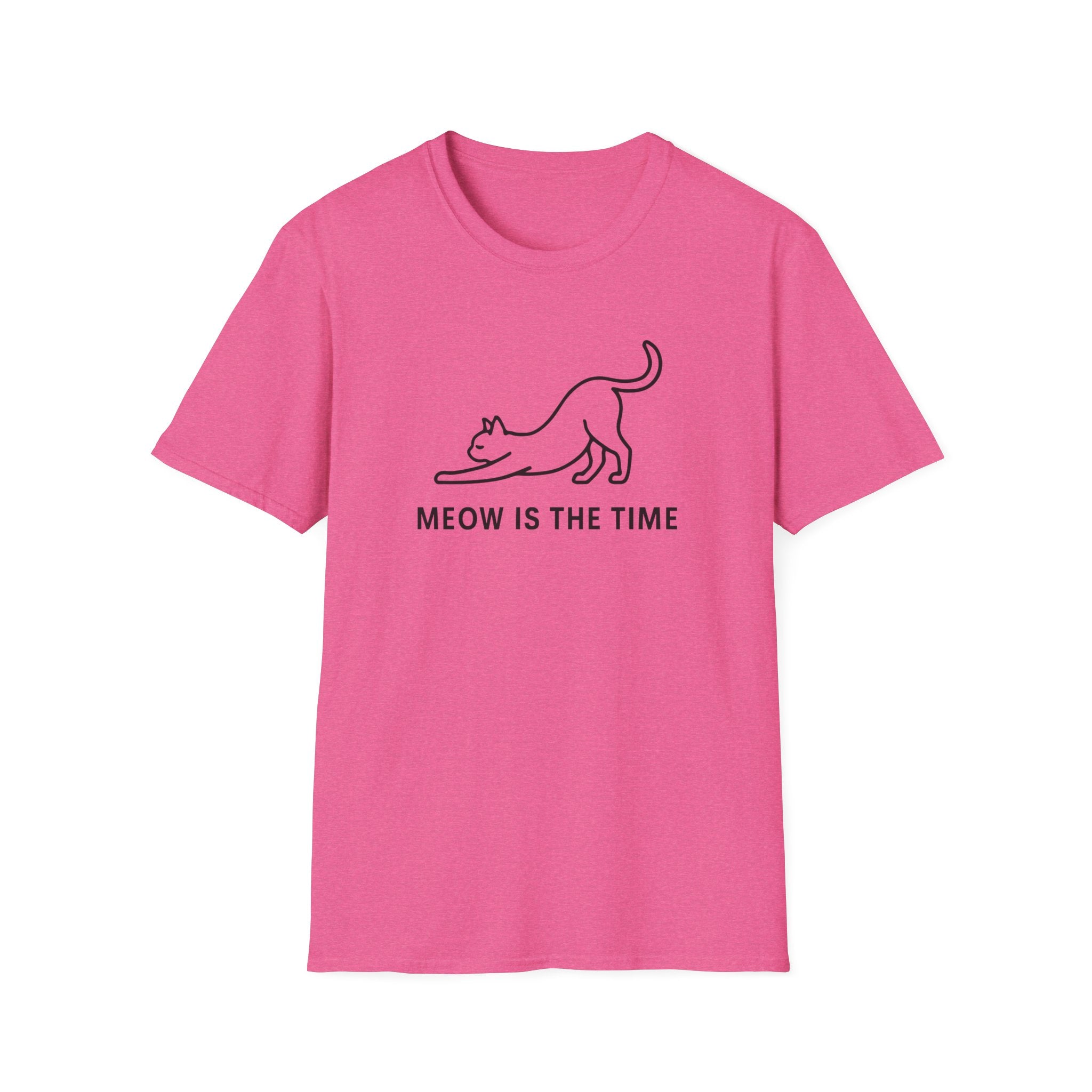 Meow is the Time silhouette T-Shirt