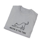 Meow is the Time silhouette T-Shirt