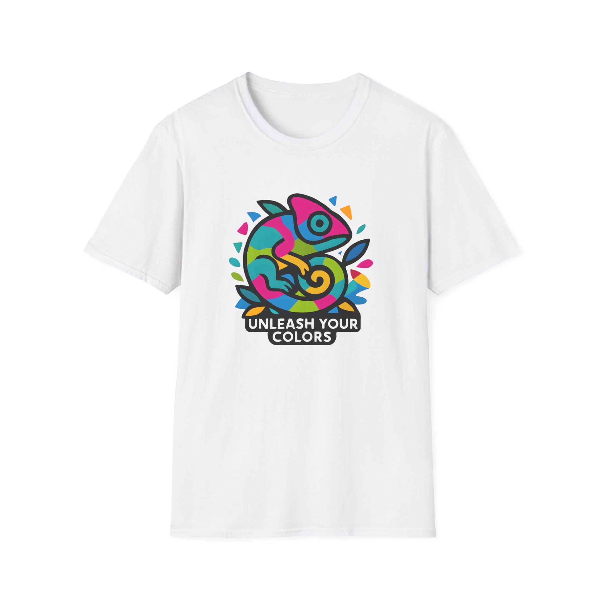 Unleash Your Colors Chameleon Logo T-Shirt