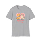 Dog and Cat Fur-Ever Family T-Shirt