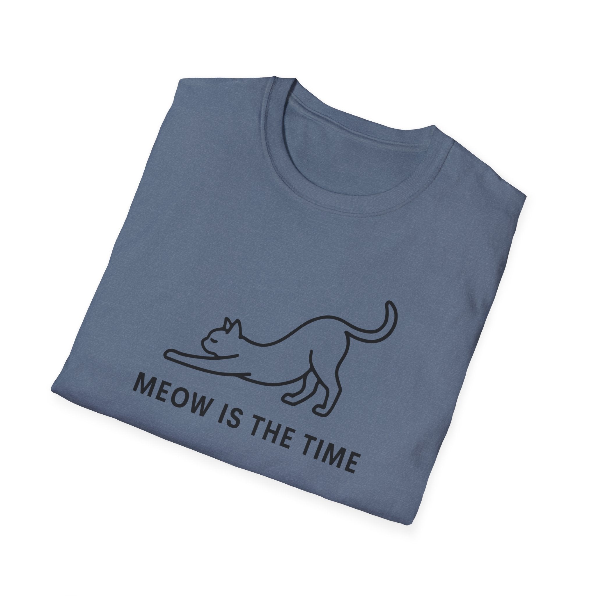 Meow is the Time silhouette T-Shirt