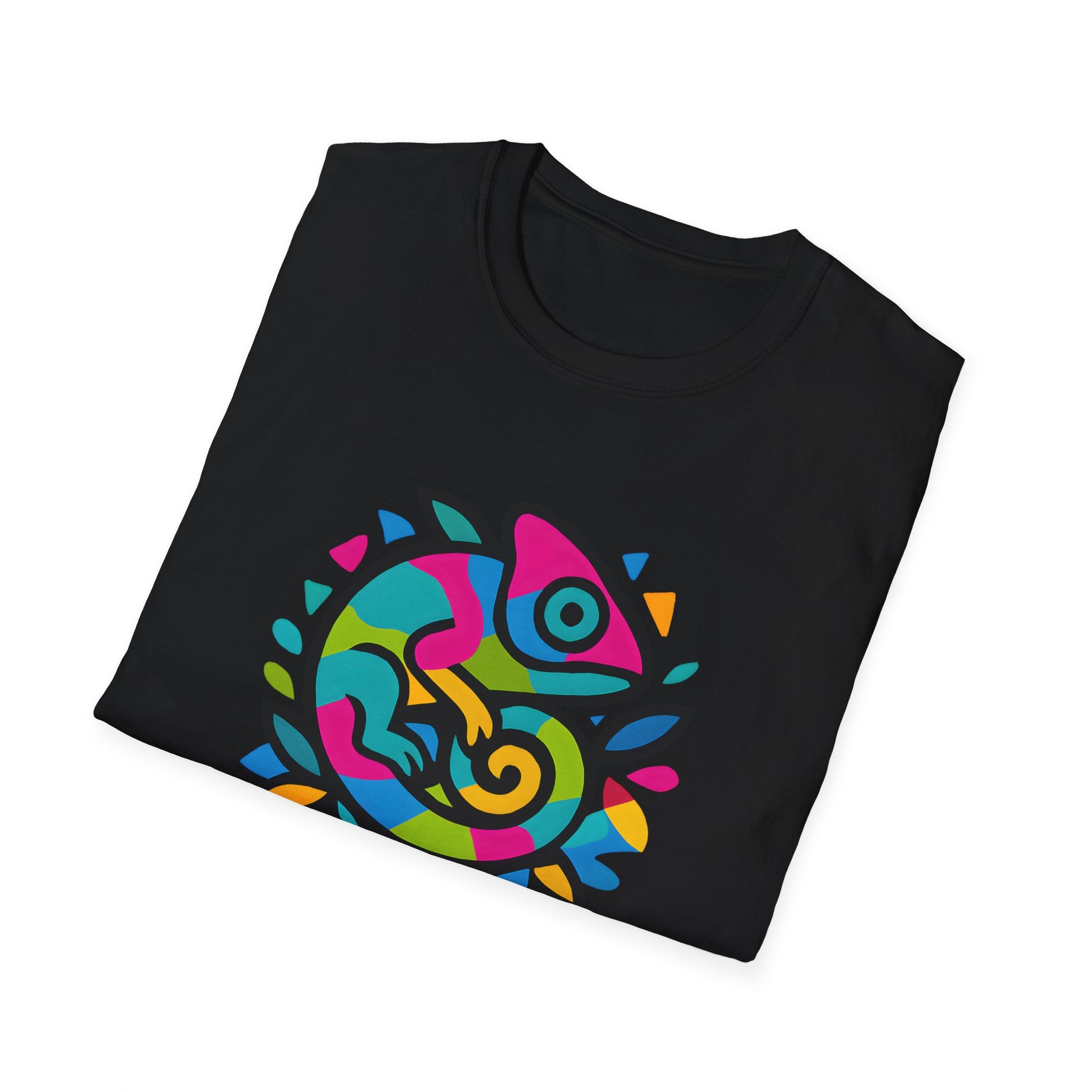 Unleash Your Colors Chameleon Logo T-Shirt
