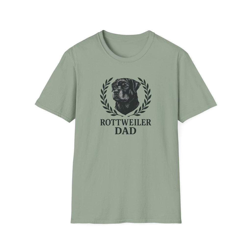 Rottweiler Dad Logo T-Shirt