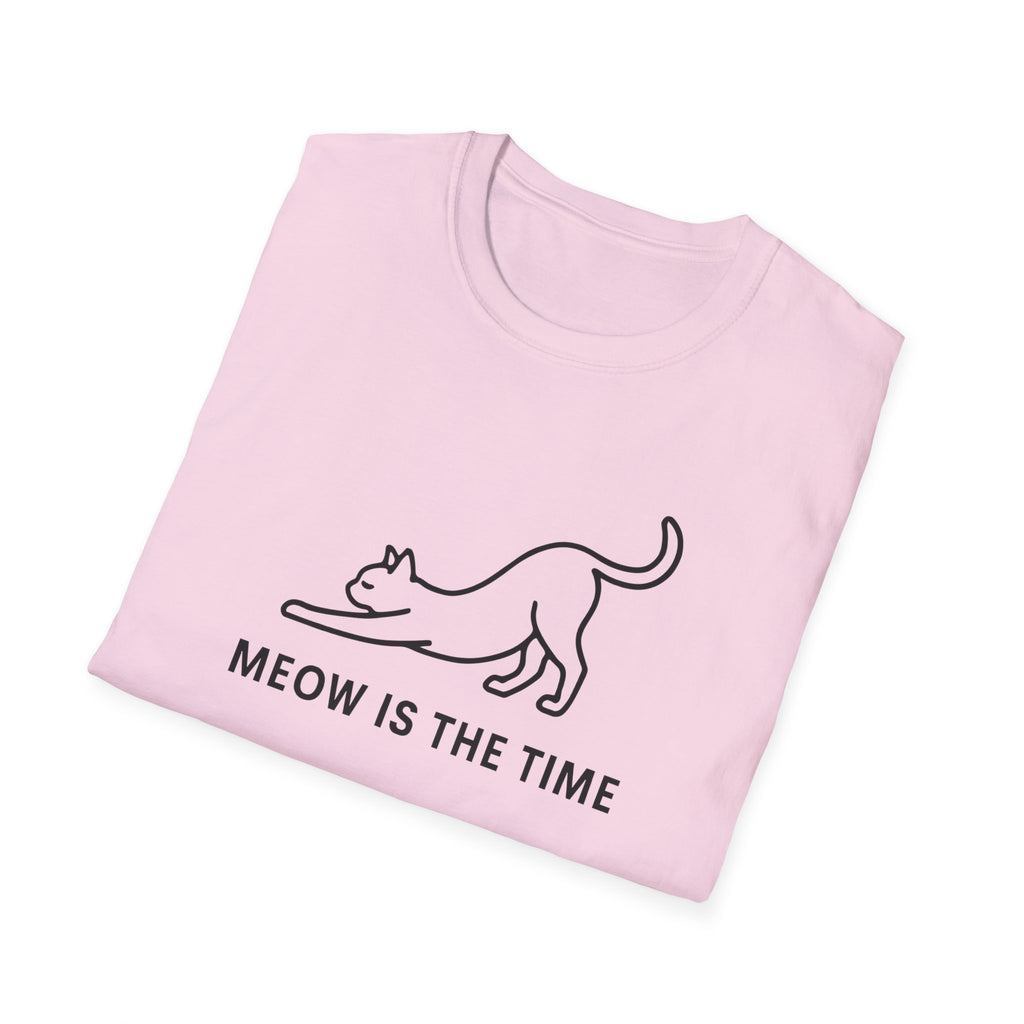 Meow is the Time silhouette T-Shirt