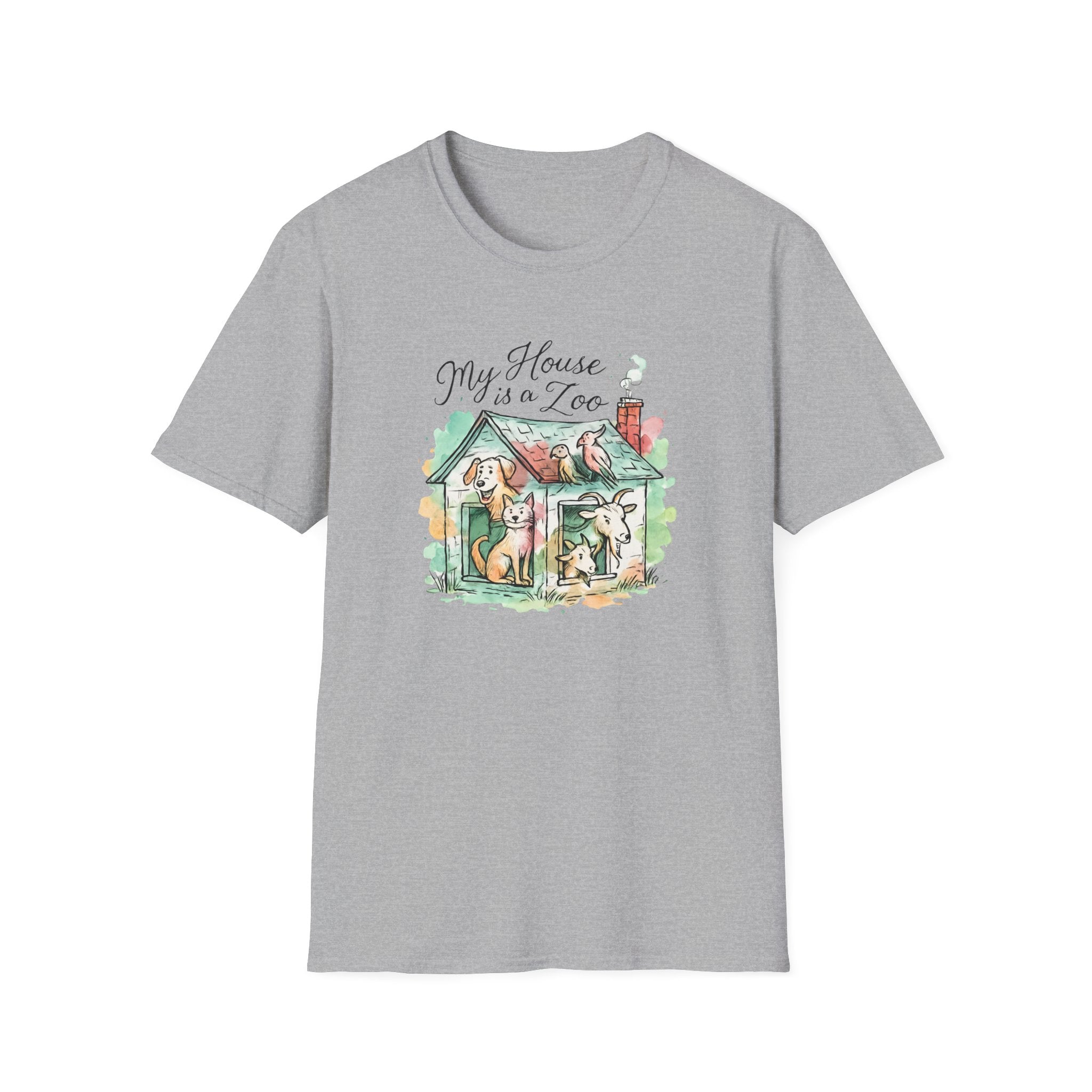 House Full of Animals Pet T-Shirt