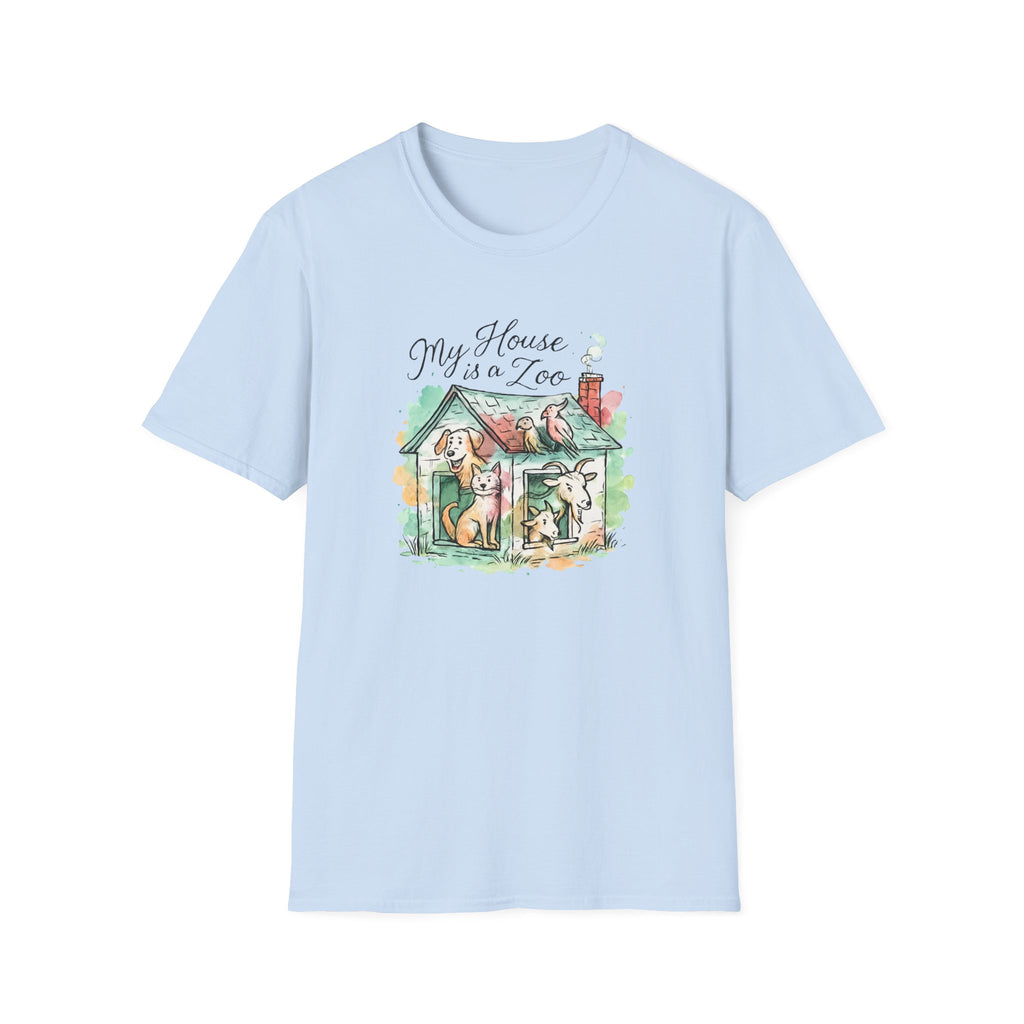House Full of Animals Pet T-Shirt