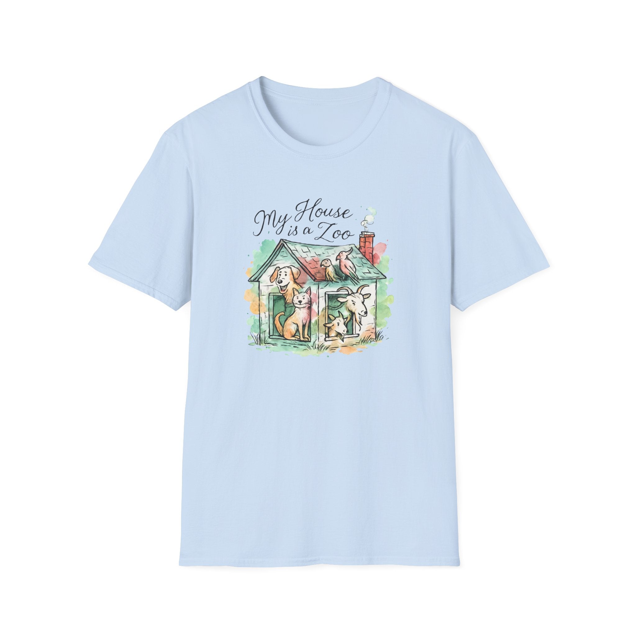House Full of Animals Pet T-Shirt