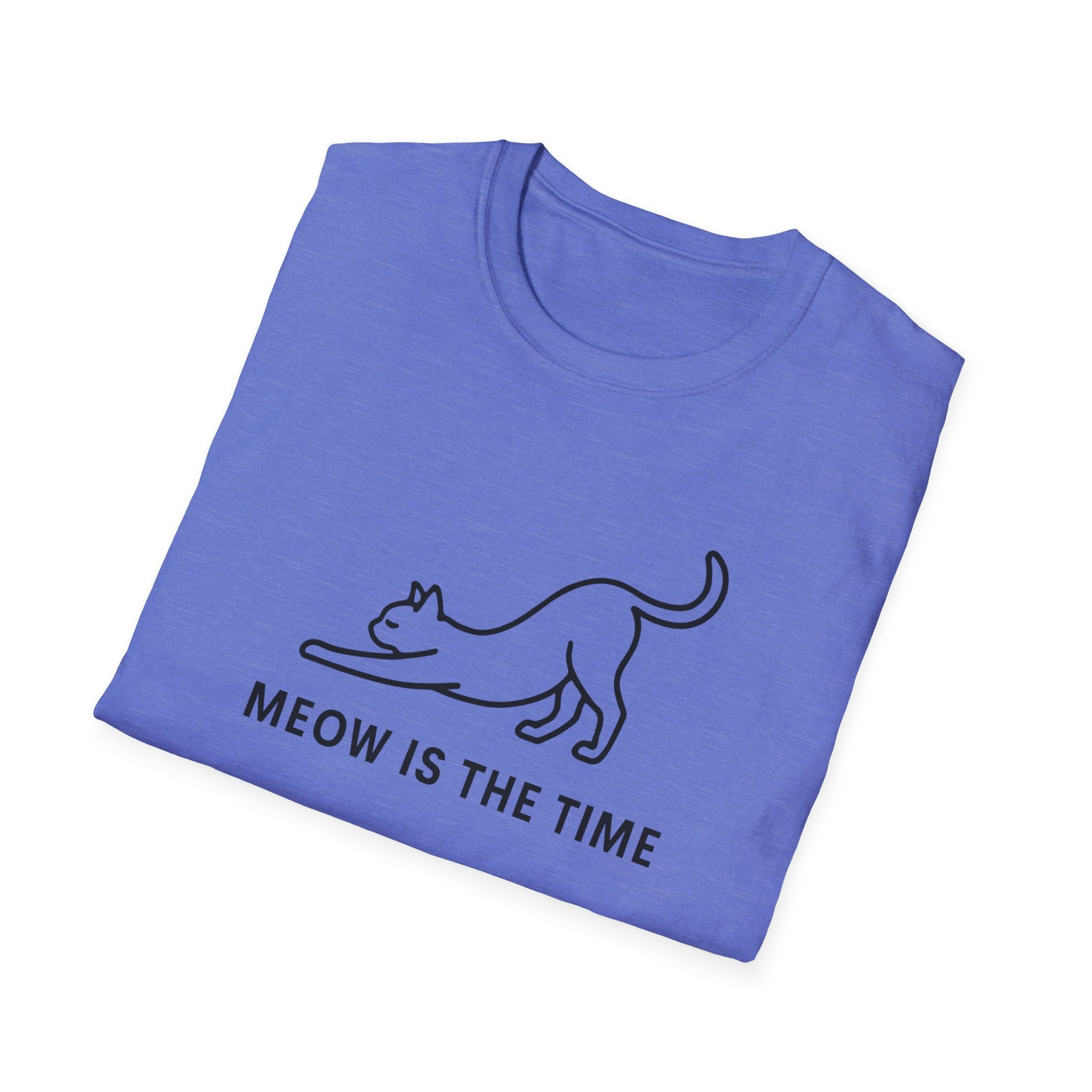 Meow is the Time silhouette T-Shirt
