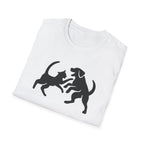 Cat and Dog Playing Pet T-Shirt