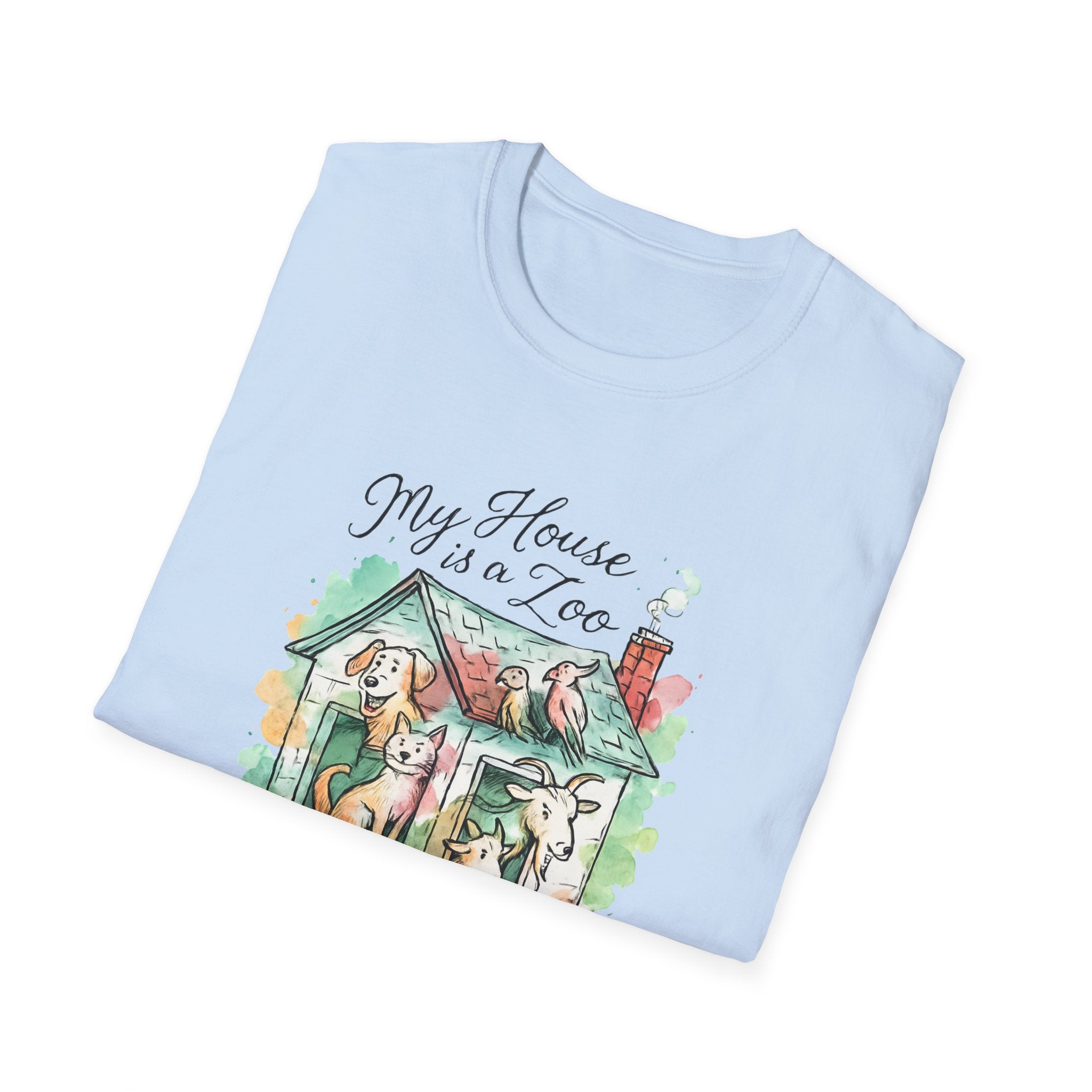 House Full of Animals Pet T-Shirt