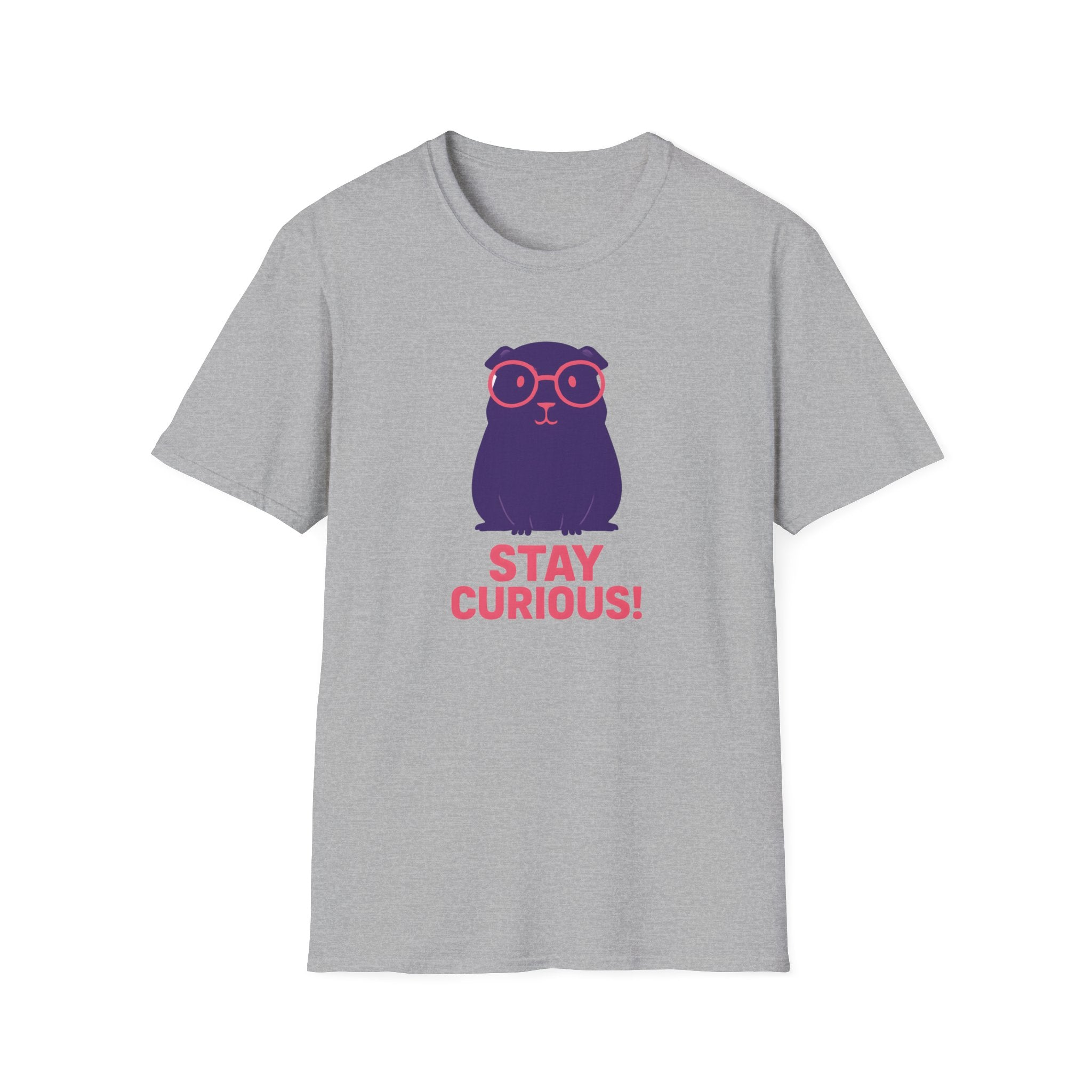 Stay Curious Purple Guinea Pig T-Shirt