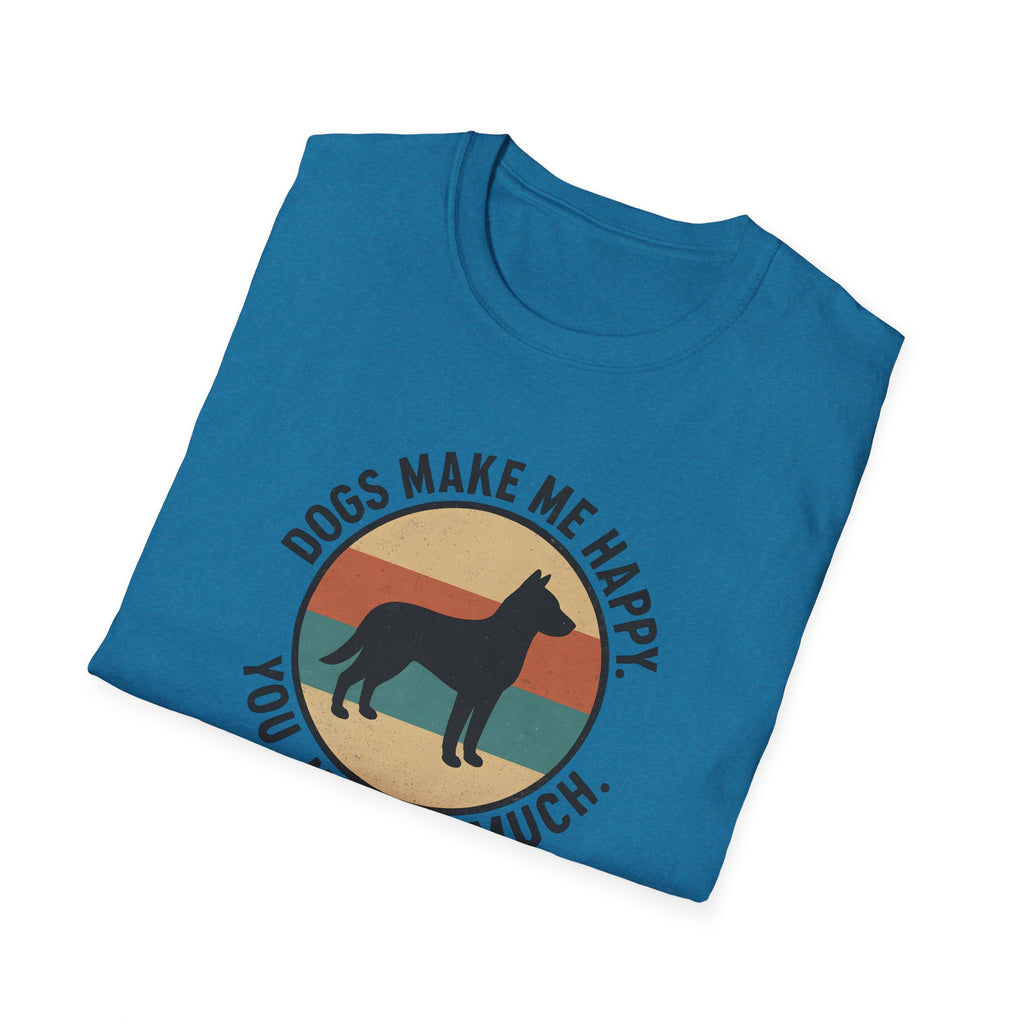 Dogs Make Me Happy T-Shirt