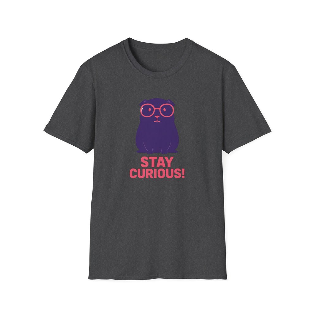 Stay Curious Purple Guinea Pig T-Shirt