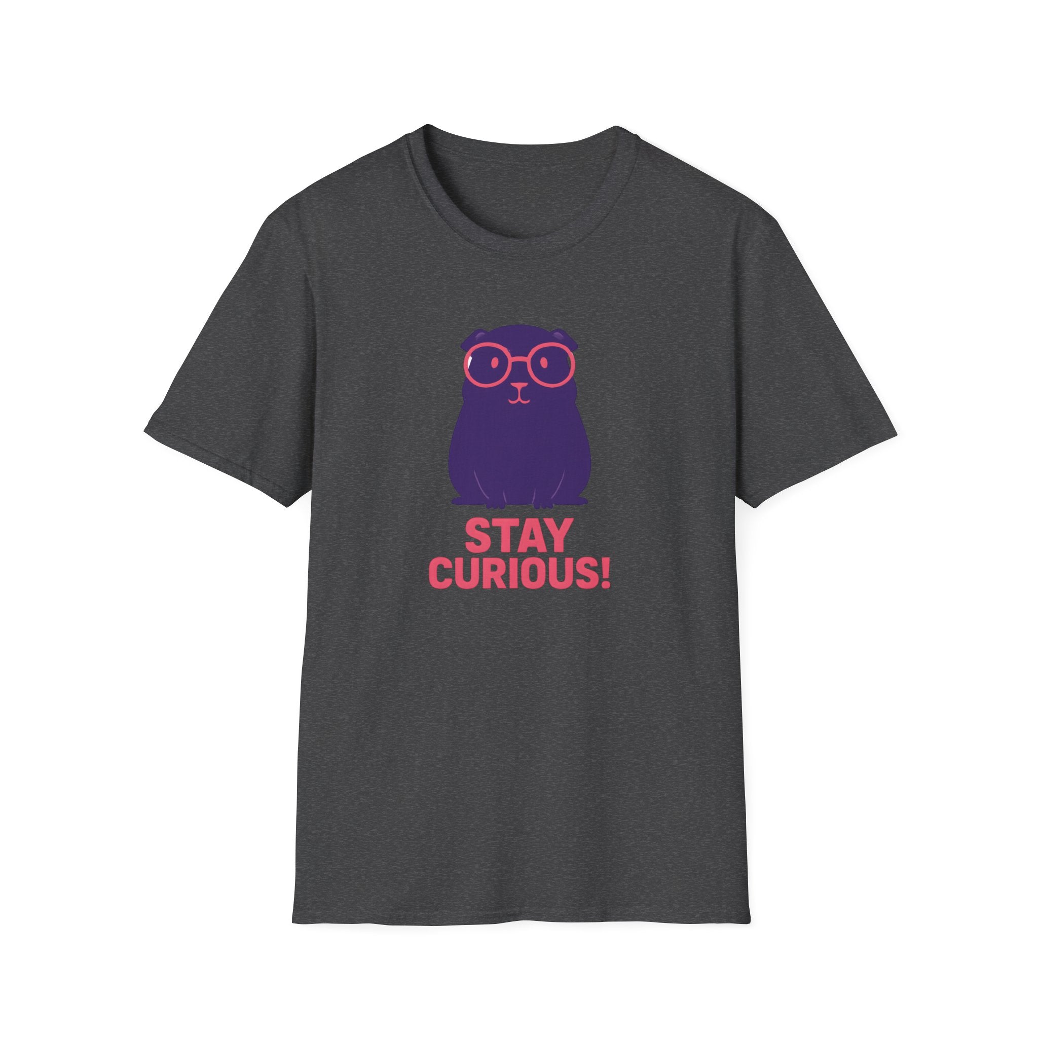 Stay Curious Purple Guinea Pig T-Shirt