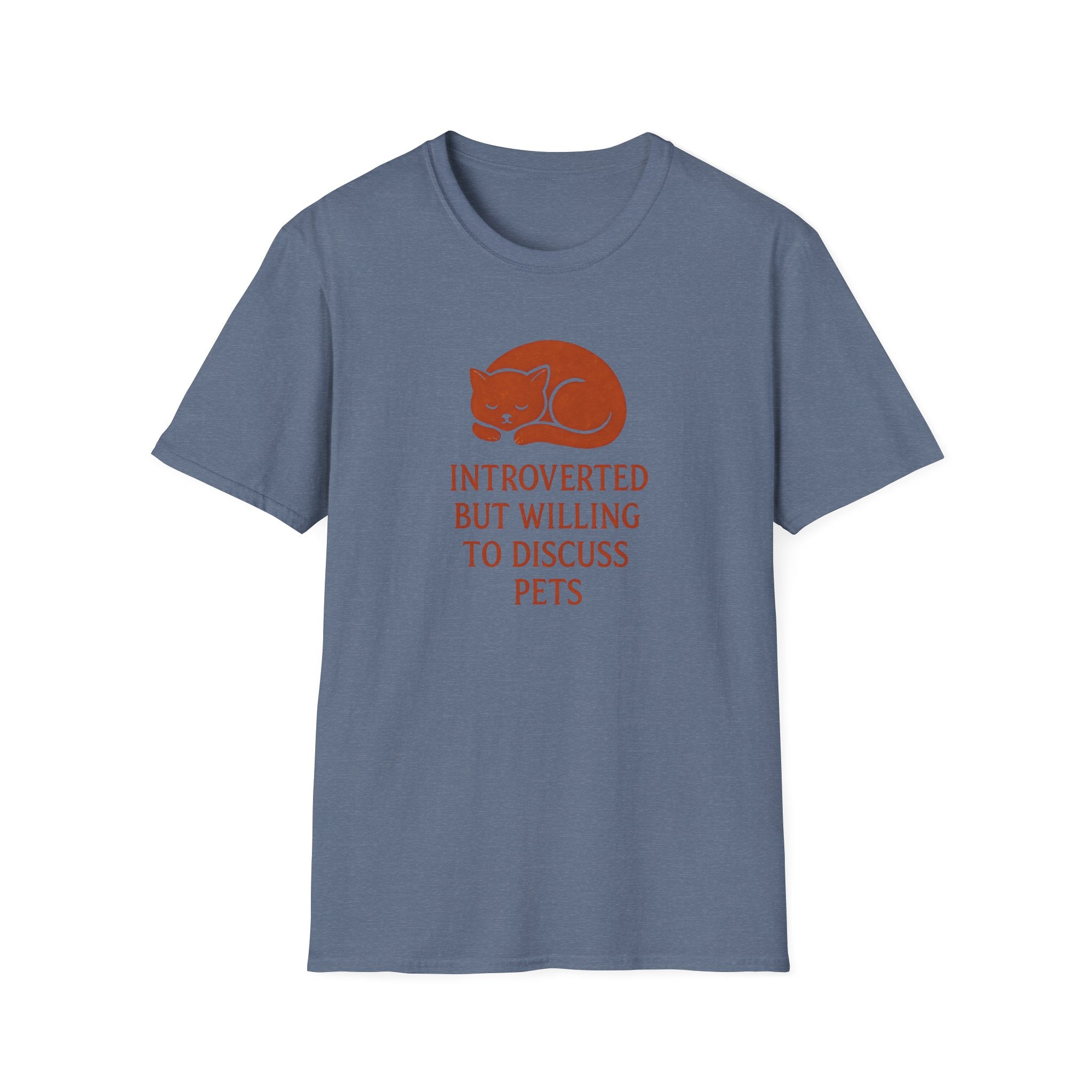 Introverted Pet Talk Cat T-Shirt