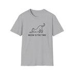 Meow is the Time silhouette T-Shirt