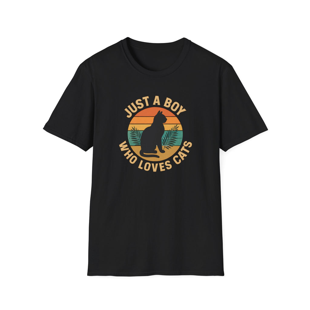 Just A Boy Who Loves Cats T-Shirt
